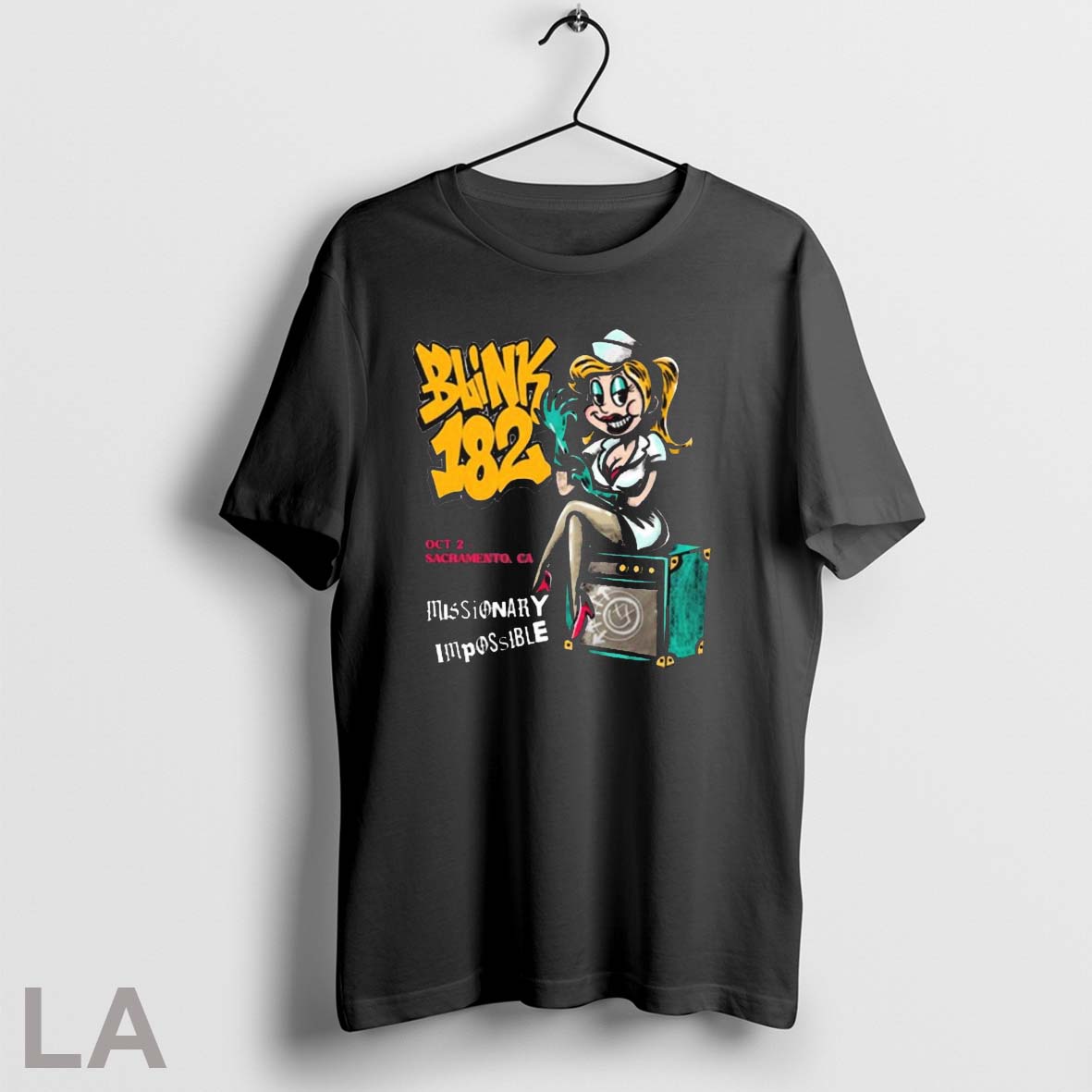 Original Blink 182 Missionary Impossible Aftershock Festival In Sacramento Ca October 2 2025 - T-Shirt, Sweatshirt, Hoodie