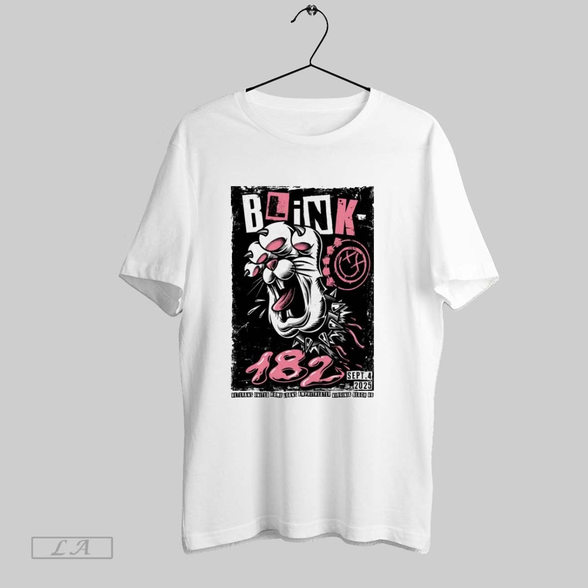 Original Blink 182 Veterans United Home Loans Amphitheater In Virginia Beach Va Sept 4 2025 - T-Shirt, Sweatshirt, Hoodie