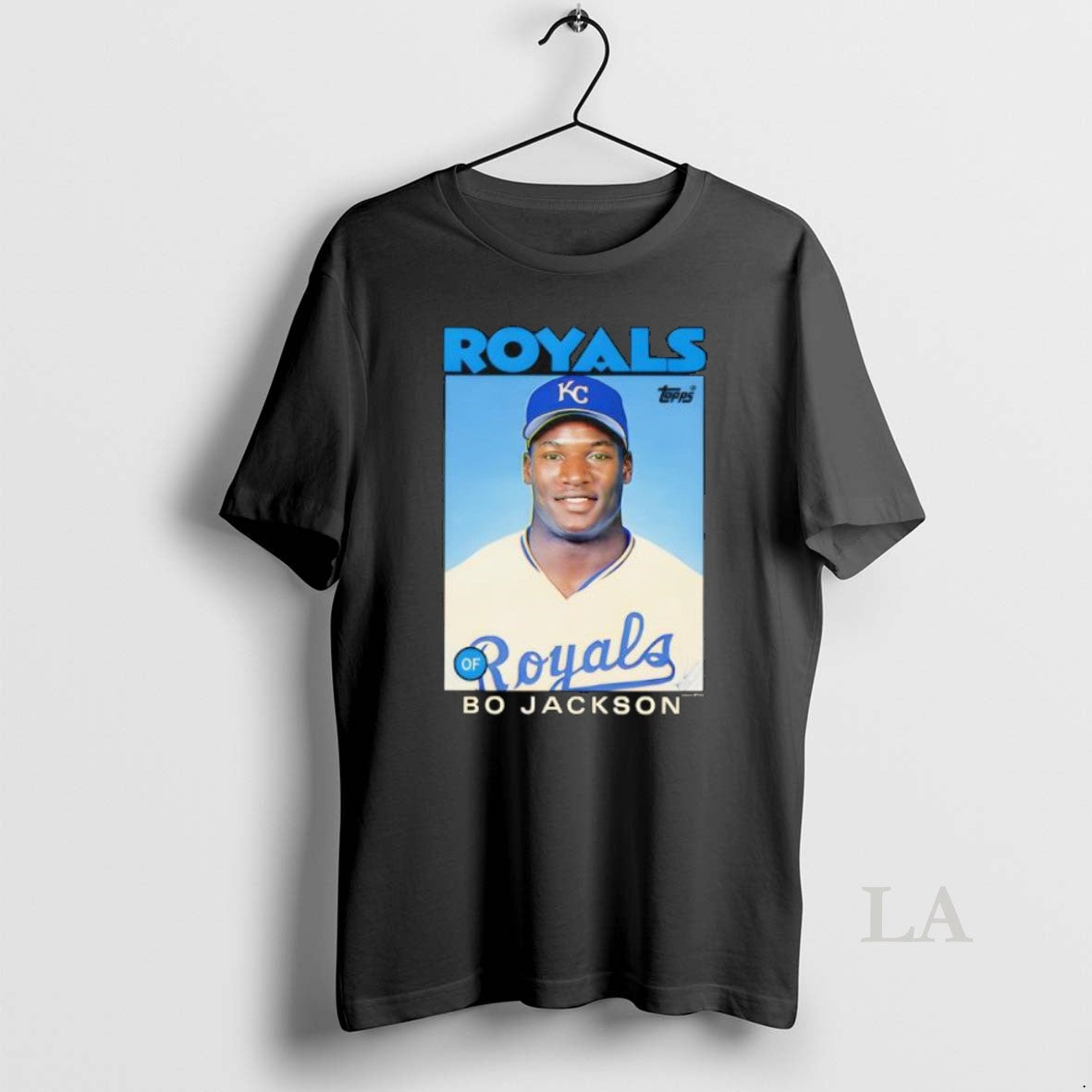 Original Bo Jackson Kansas City Royals 1986 Topps Baseball Card Player Unisex T-shirt, Sweatshirt, Hoodie, Long Sleeve Tee - T-Shirt, Sweatshirt, Hoodie