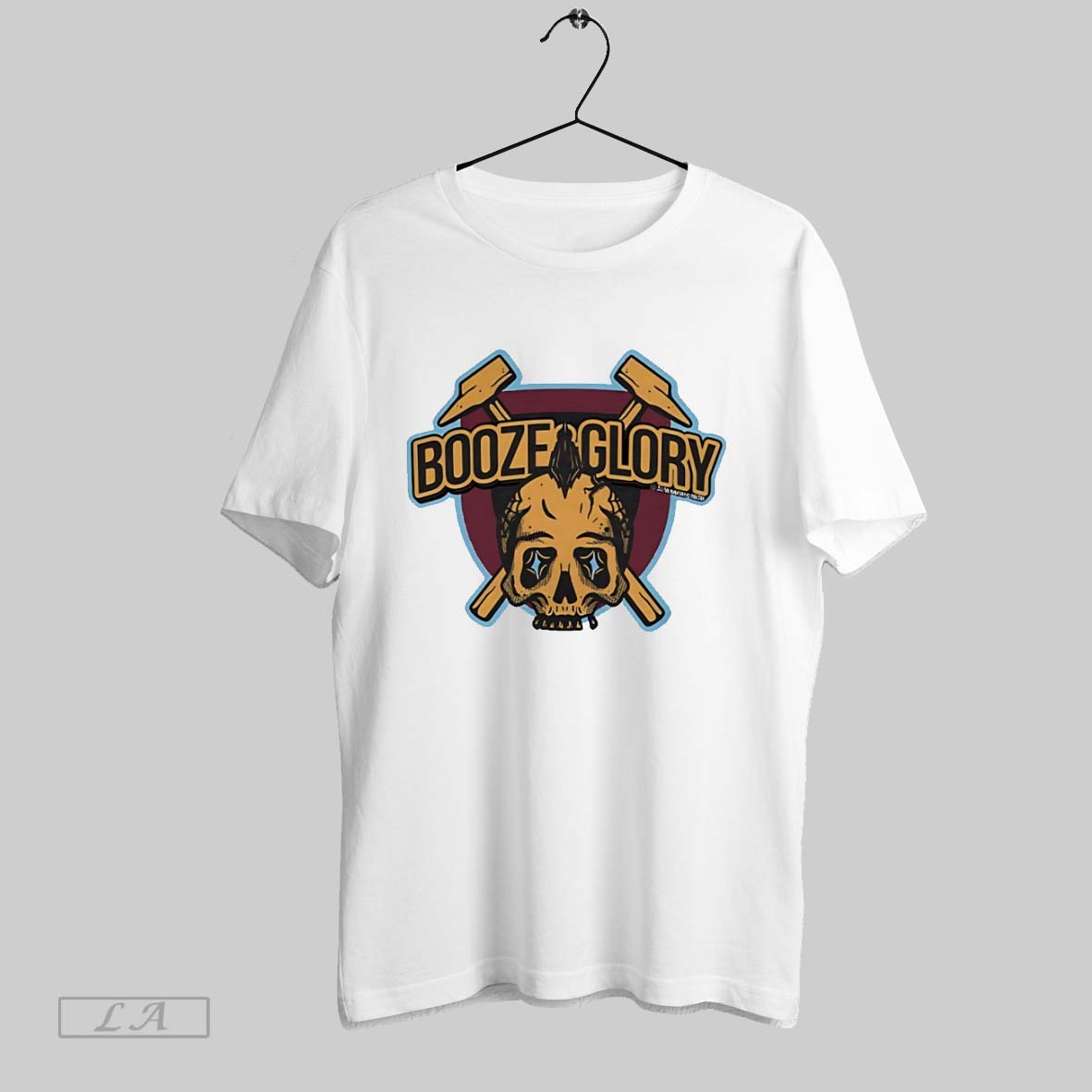 Original Booze And Glory Skull Logo Unisex T-shirt, Sweatshirt, Hoodie, Long Sleeve Tee - T-Shirt, Sweatshirt, Hoodie