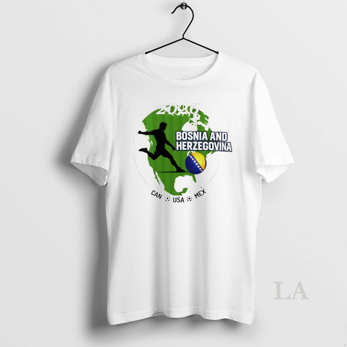 Original Bosnia And Herzegovina Football Can Usa Mex World Cup 2026 Unisex T-shirt, Sweatshirt, Hoodie, Long Sleeve Tee - T-Shirt, Sweatshirt, Hoodie
