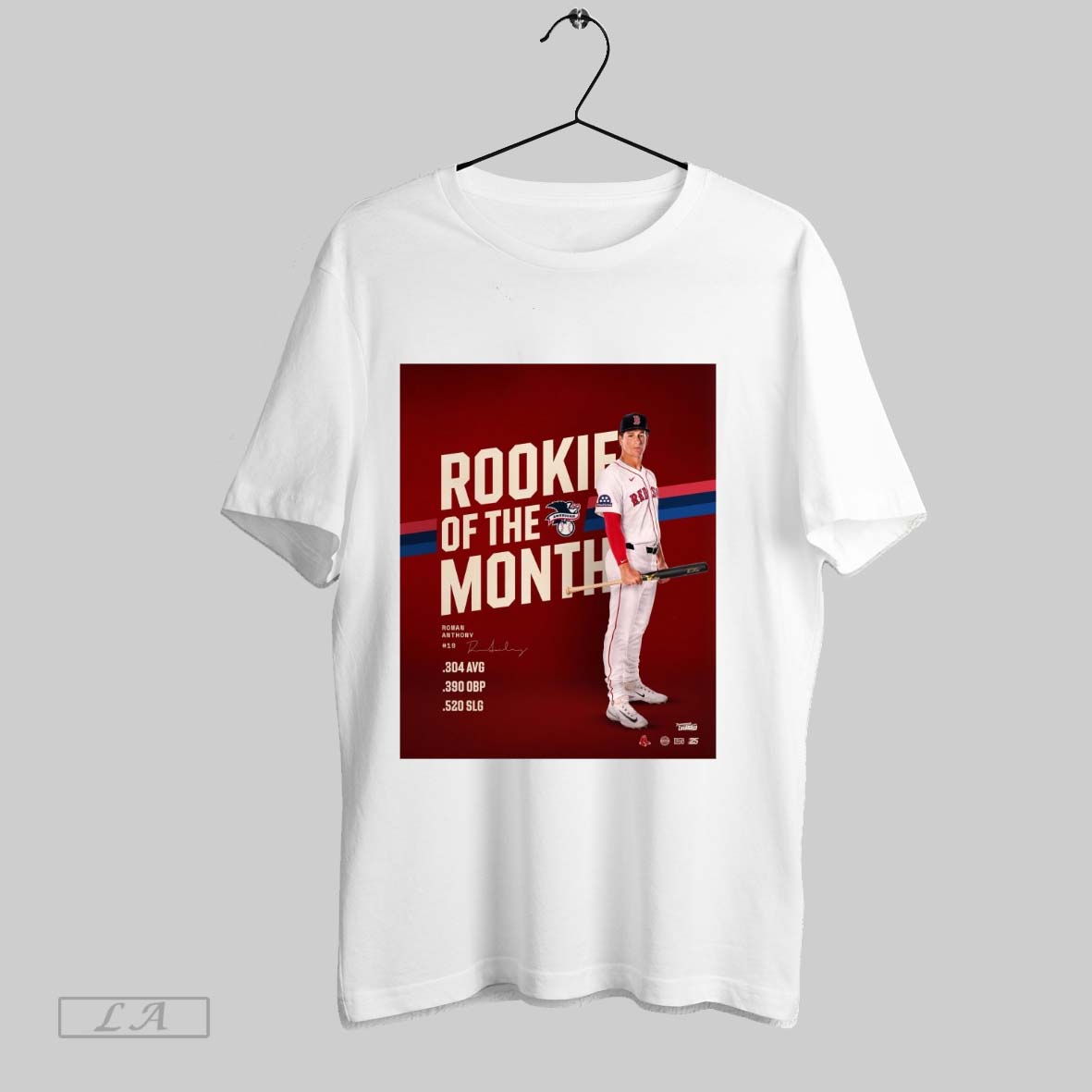 Original Boston Red Sox Anthony American League Rookie Of The Month August 2025 Signature Poster - T-Shirt, Sweatshirt, Hoodie