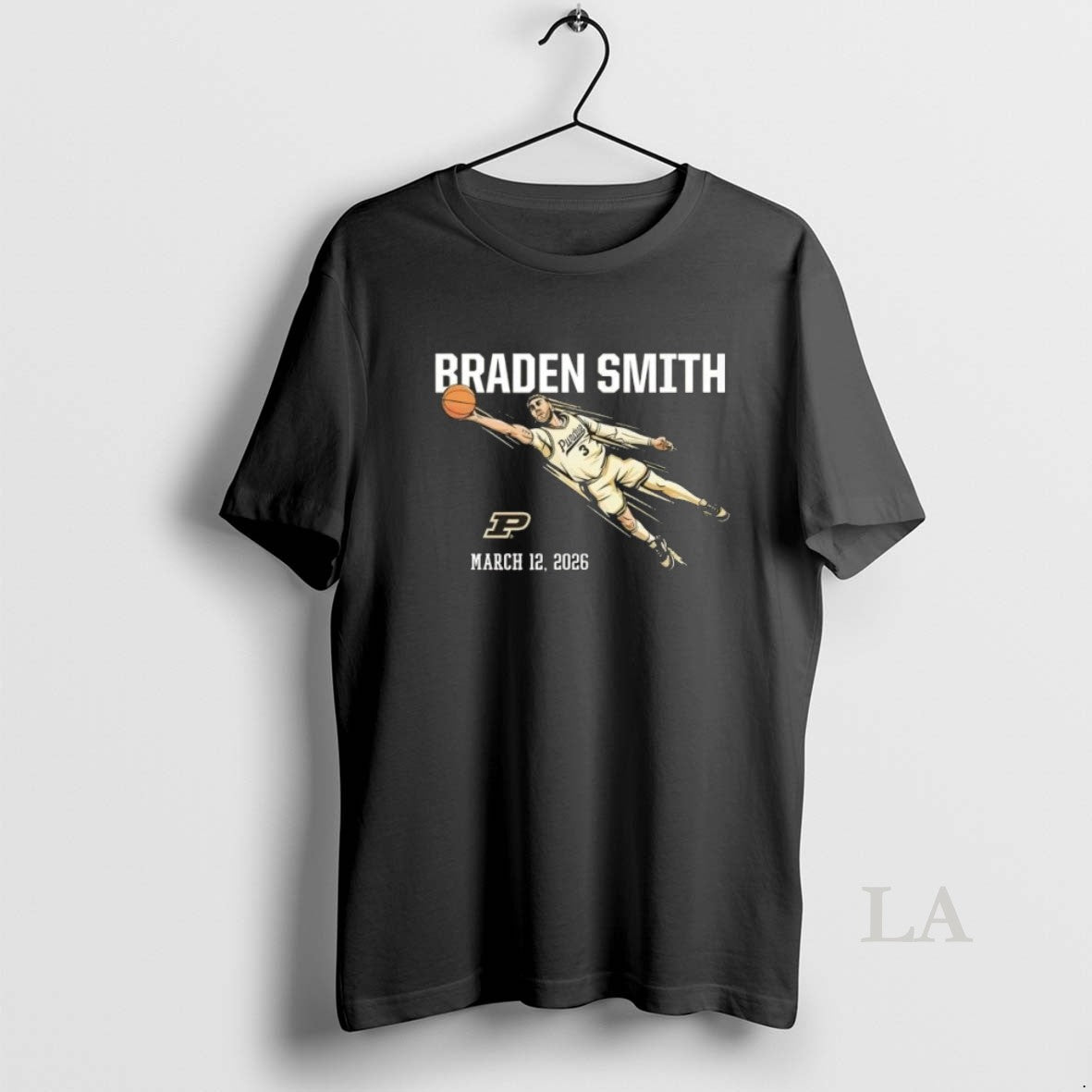 Original Braden Smith Purdue Boilermakers Diving Assist March 12 2026 Unisex T-shirt, Sweatshirt, Hoodie, Long Sleeve Tee - T-Shirt, Sweatshirt, Hoodie