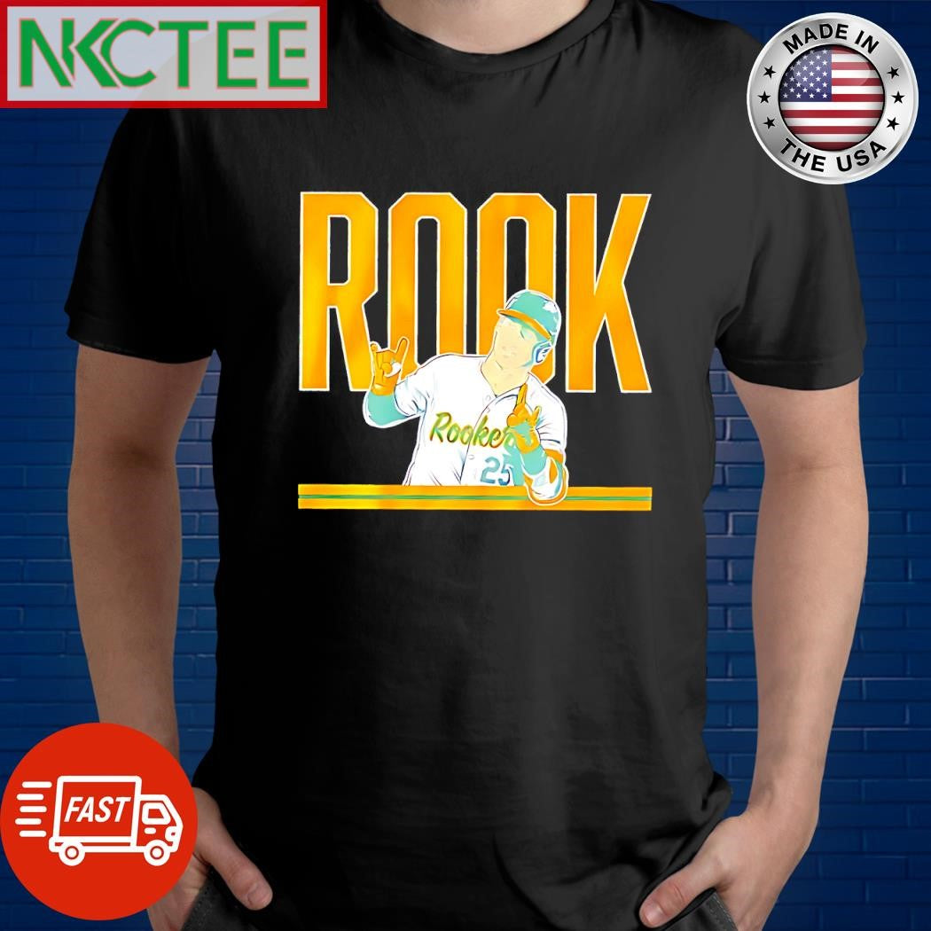 Original Brent Rooker Oakland Athletics Rook celebration shirt Unisex T-shirt, Sweatshirt, Hoodie, Long Sleeve Tee - T-Shirt, Sweatshirt, Hoodie