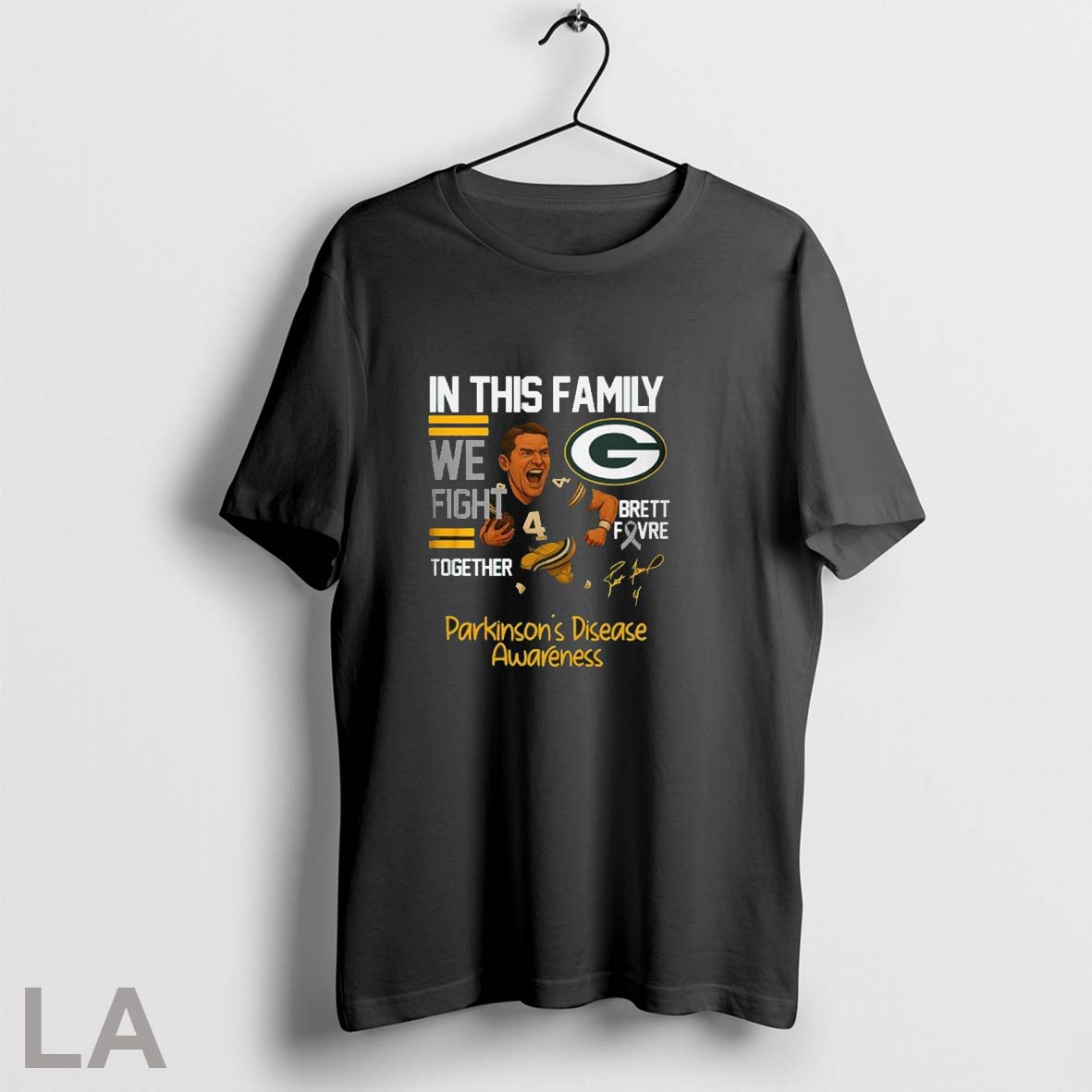 Original Brett Favre Green Bay Packers In This Family We Fight Together Unisex T-shirt, Sweatshirt, Hoodie, Long Sleeve Tee - T-Shirt, Sweatshirt, Hoodie
