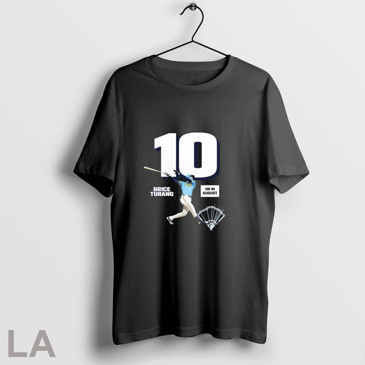 Original Brice Turang Milwaukee Brewers 10 Home Runs In August T 2 In Nl Unisex T-shirt, Sweatshirt, Hoodie, Long Sleeve Tee - T-Shirt, Sweatshirt, Hoodie