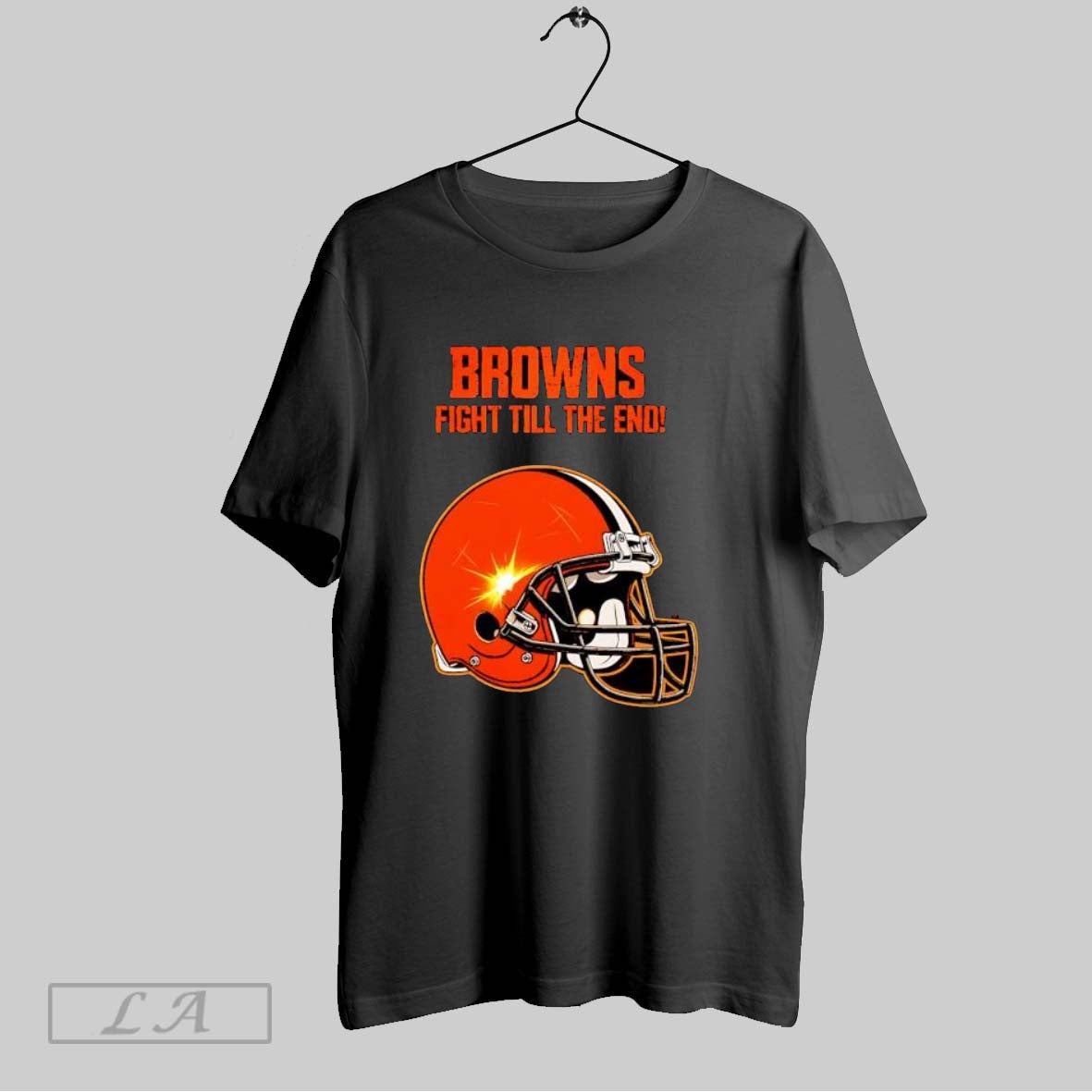 Original Browns Fight Till The End Football Helmet Dog Graphic Unisex T-shirt, Sweatshirt, Hoodie, Long Sleeve Tee - T-Shirt, Sweatshirt, Hoodie