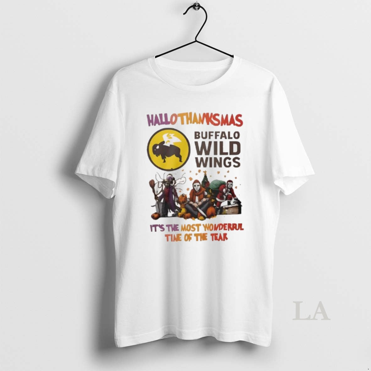 Original Buffalo Wild Wings Hallothanksmas Its The Most Wonderful Time Of The Year - T-Shirt, Sweatshirt, Hoodie