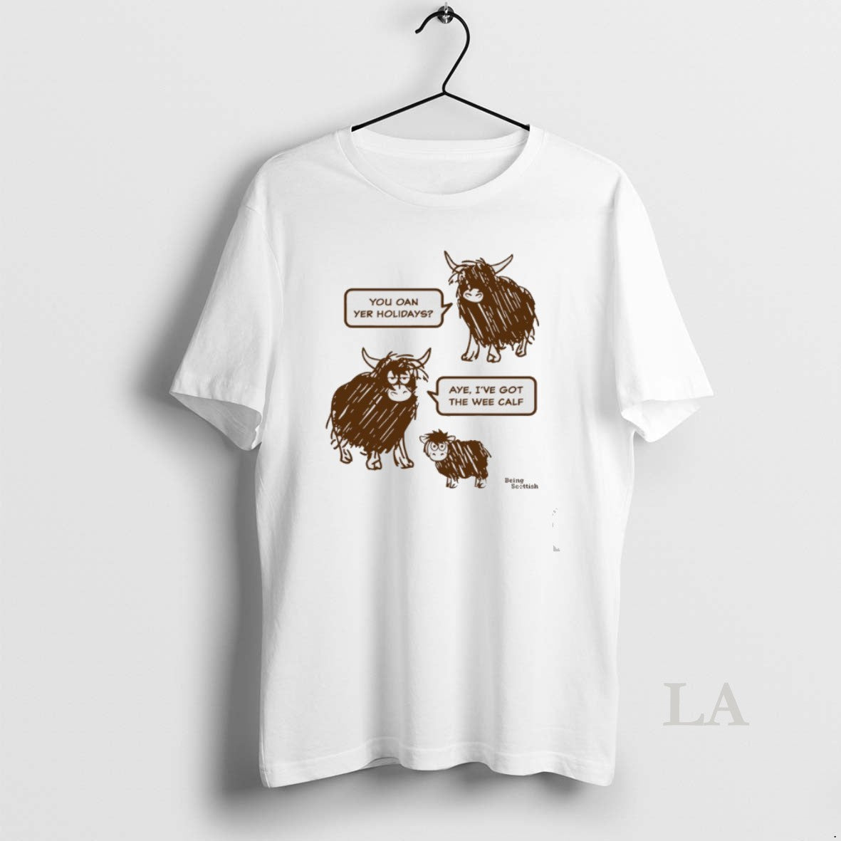 Original Buffalo You Can Yer Holidays Aye Ive Got The Wee Calf Unisex T-shirt, Sweatshirt, Hoodie, Long Sleeve Tee - T-Shirt, Sweatshirt, Hoodie