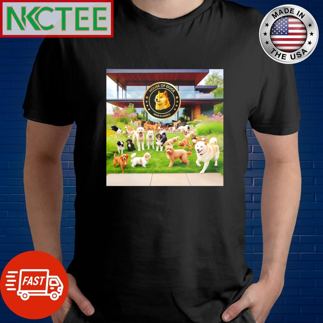 Original Buy House Of Doge coin to build House Of Doge shirt Unisex T-shirt, Sweatshirt, Hoodie, Long Sleeve Tee - T-Shirt, Sweatshirt, Hoodie