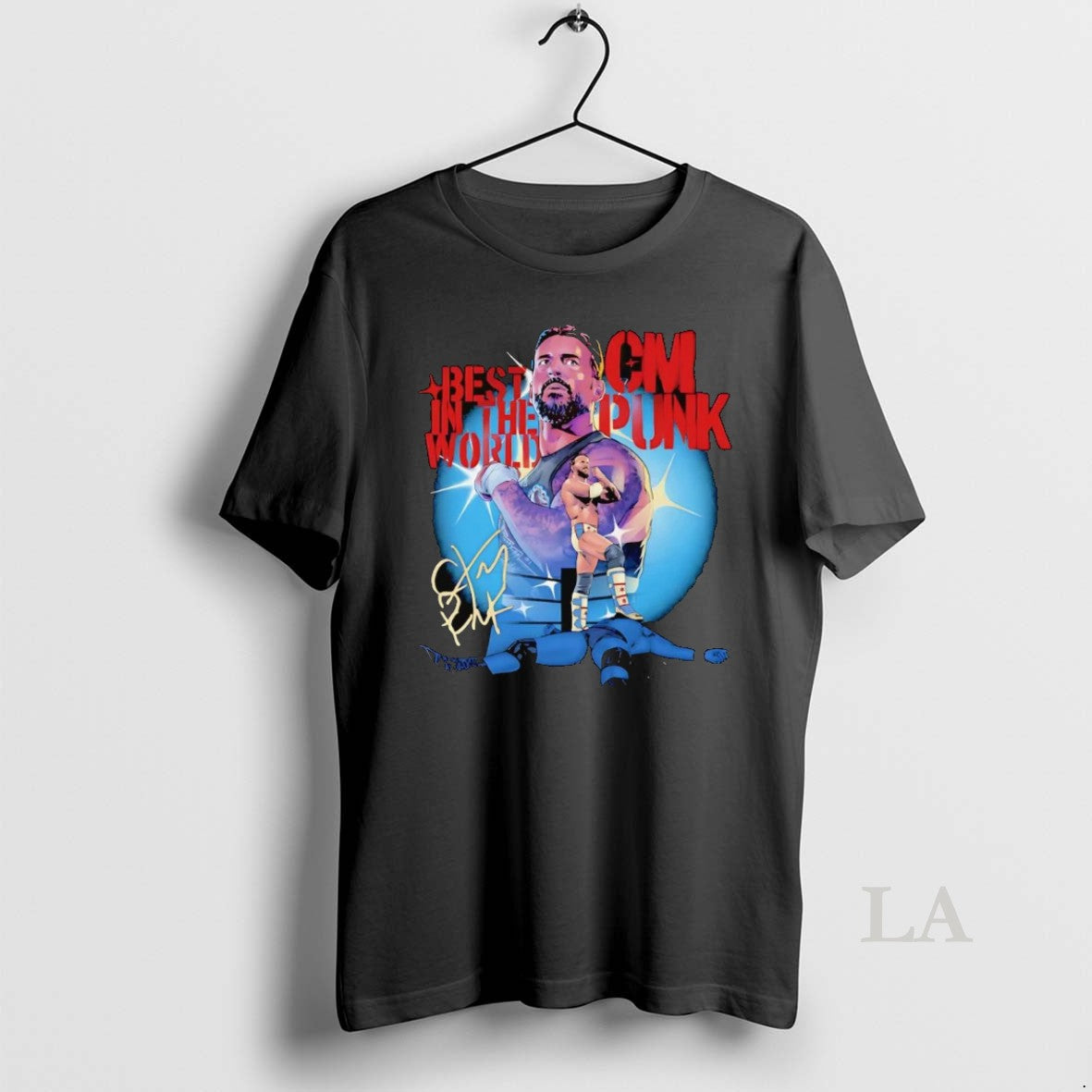 Original Cm Punk Best In The World Signature - T-Shirt, Sweatshirt, Hoodie