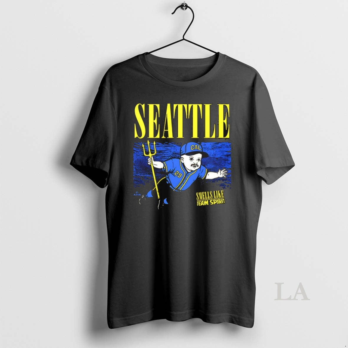 Original Cal Raleigh Smells Like Team Spirit Nevermind Unisex T-shirt, Sweatshirt, Hoodie, Long Sleeve Tee - T-Shirt, Sweatshirt, Hoodie