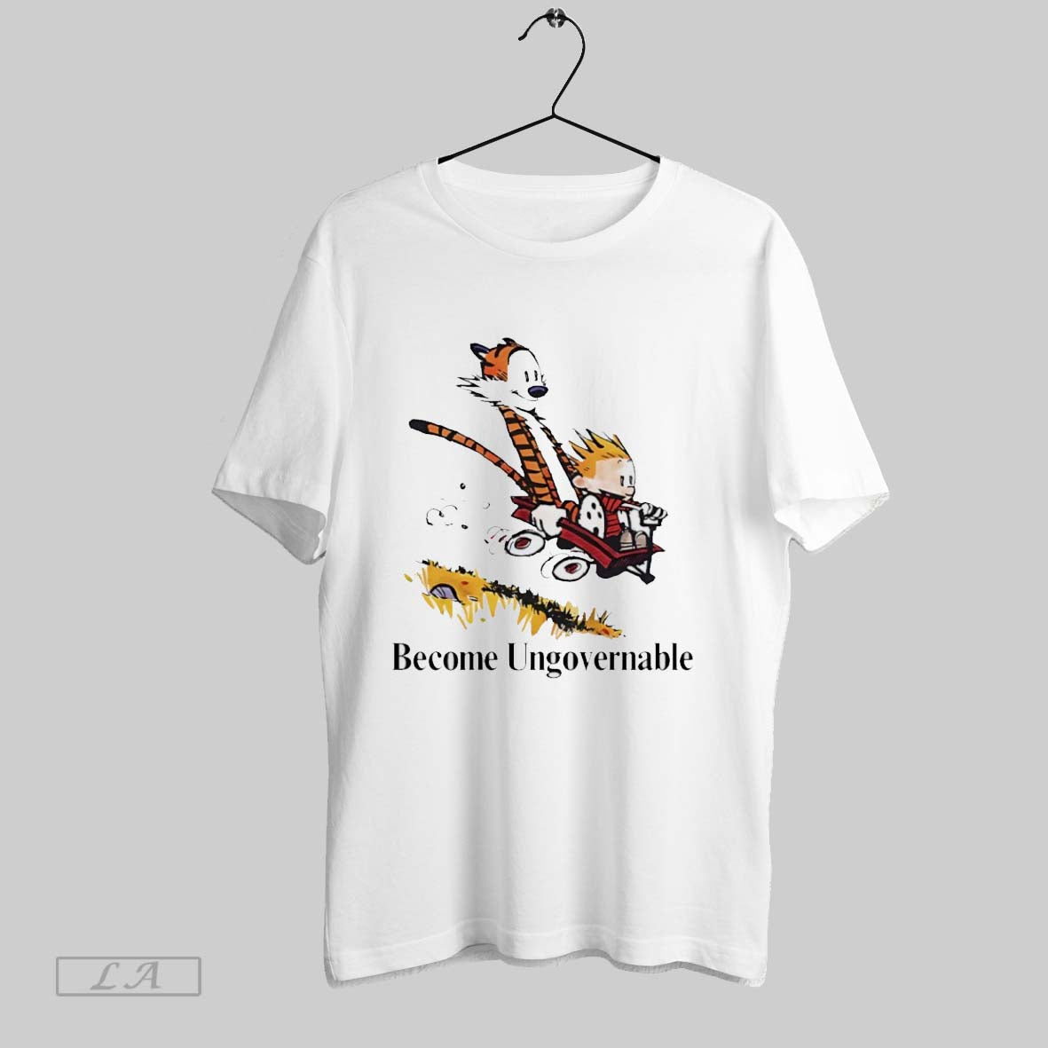 Original Calvin And Hobbes Become Ungovernable Tiger Unisex T-shirt, Sweatshirt, Hoodie, Long Sleeve Tee - T-Shirt, Sweatshirt, Hoodie