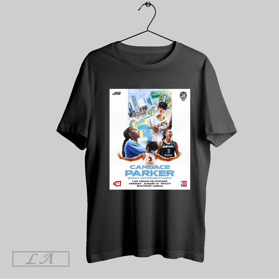 Original Candace Parker Jersey Retirement Night Las Vegas Aces Vs Chicago Sky August 25 2025 sports jersey product view 1