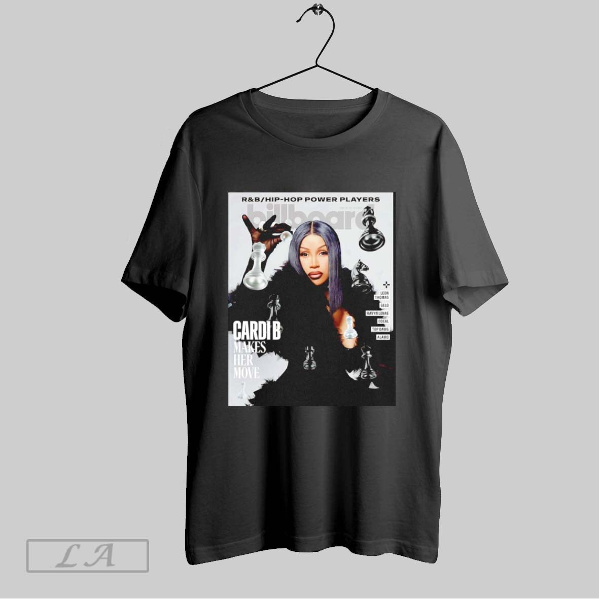Original Cardi B Rb Hip Hop Power Players Billboard 2025 Unisex T-shirt, Sweatshirt, Hoodie, Long Sleeve Tee - T-Shirt, Sweatshirt, Hoodie