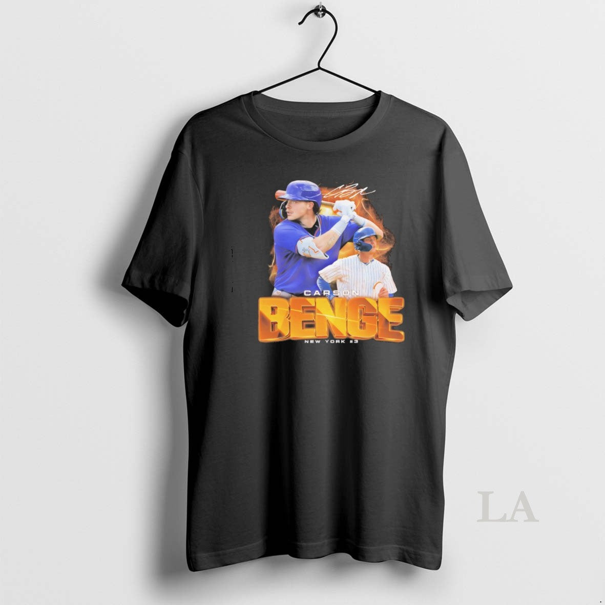 Original Carson Benge 3 New York Mets Player Collage Swing Signature Unisex T-shirt, Sweatshirt, Hoodie, Long Sleeve Tee - T-Shirt, Sweatshirt, Hoodie