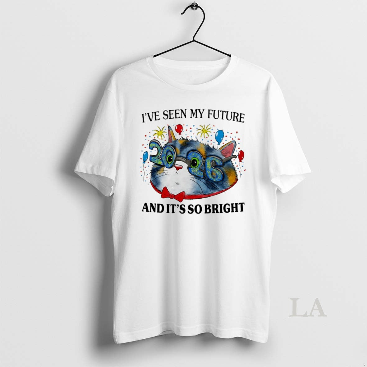 Original Cat Ive Seen My Future 2026 And Its So Bright Circle - T-Shirt, Sweatshirt, Hoodie