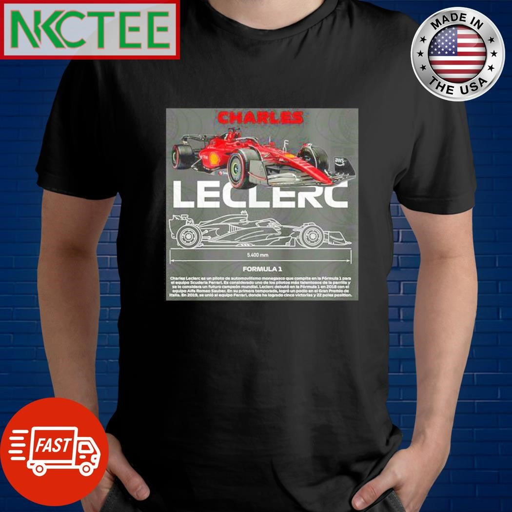 Original Charles Leclerc Formula 1 Driver Fated Car shirt Unisex T-shirt, Sweatshirt, Hoodie, Long Sleeve Tee - T-Shirt, Sweatshirt, Hoodie