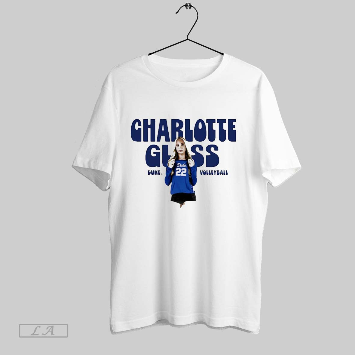 Original Charlotte Glass Duke University Volleyball Player Vintage Unisex T-shirt, Sweatshirt, Hoodie, Long Sleeve Tee - T-Shirt, Sweatshirt, Hoodie