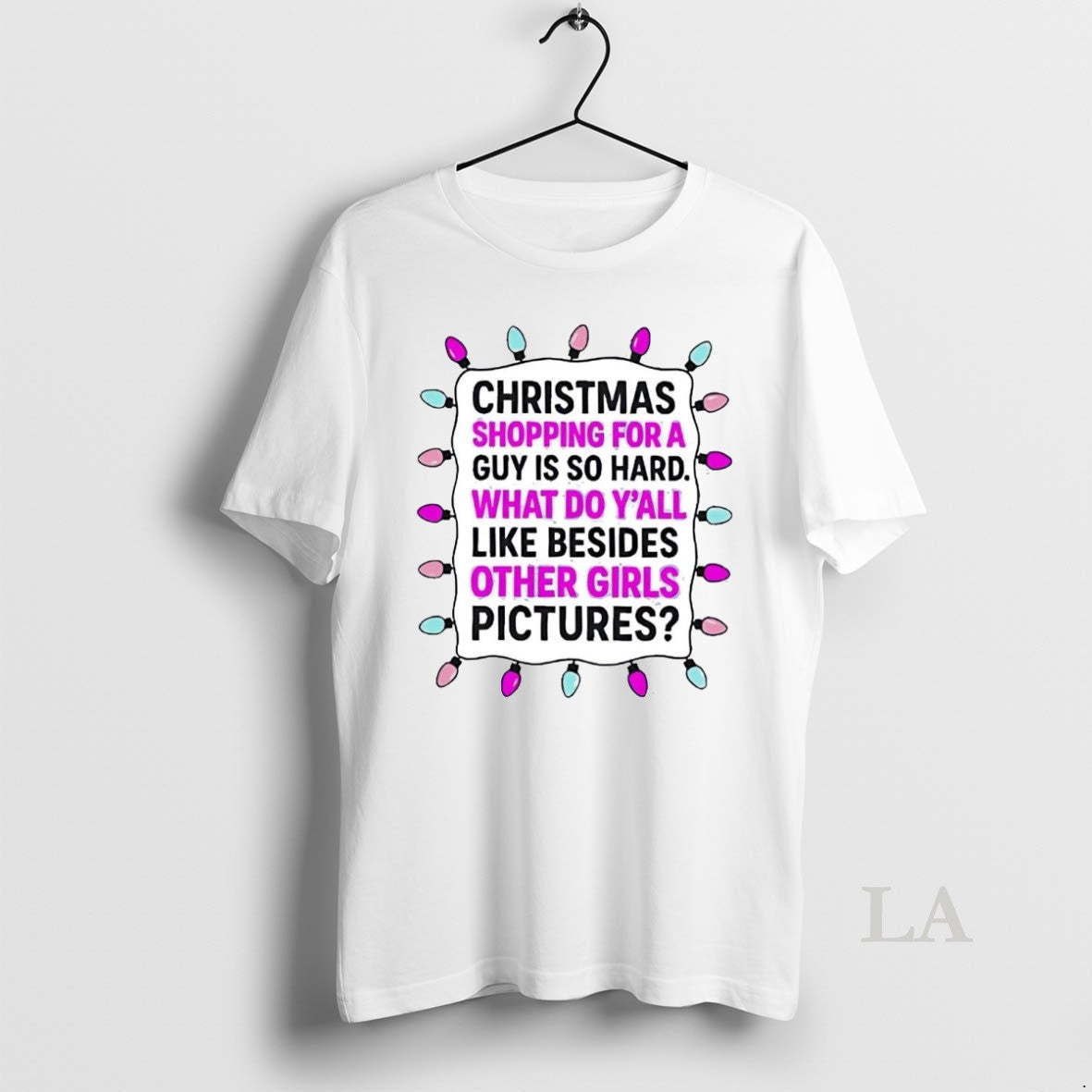 Original Christmas Shopping For A Guy Is So Hard What Do Yall Christmas - T-Shirt, Sweatshirt, Hoodie