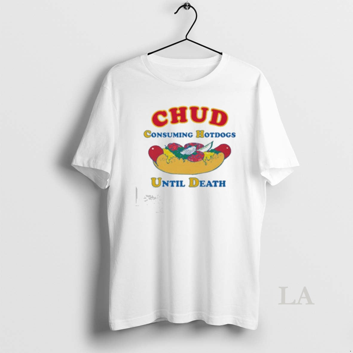 Original Chud Consuming Hotdogs Until Death Unisex T-shirt, Sweatshirt, Hoodie, Long Sleeve Tee - T-Shirt, Sweatshirt, Hoodie