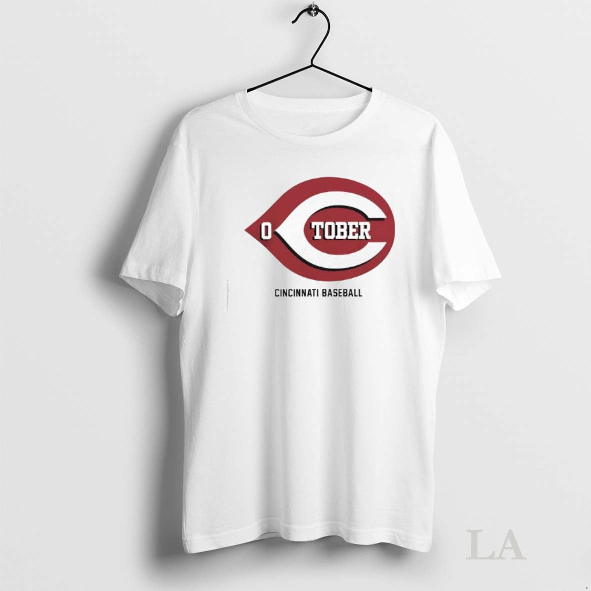 Original Cincinnati Reds October Baseball Logo Redtober Unisex T-shirt, Sweatshirt, Hoodie, Long Sleeve Tee - T-Shirt, Sweatshirt, Hoodie