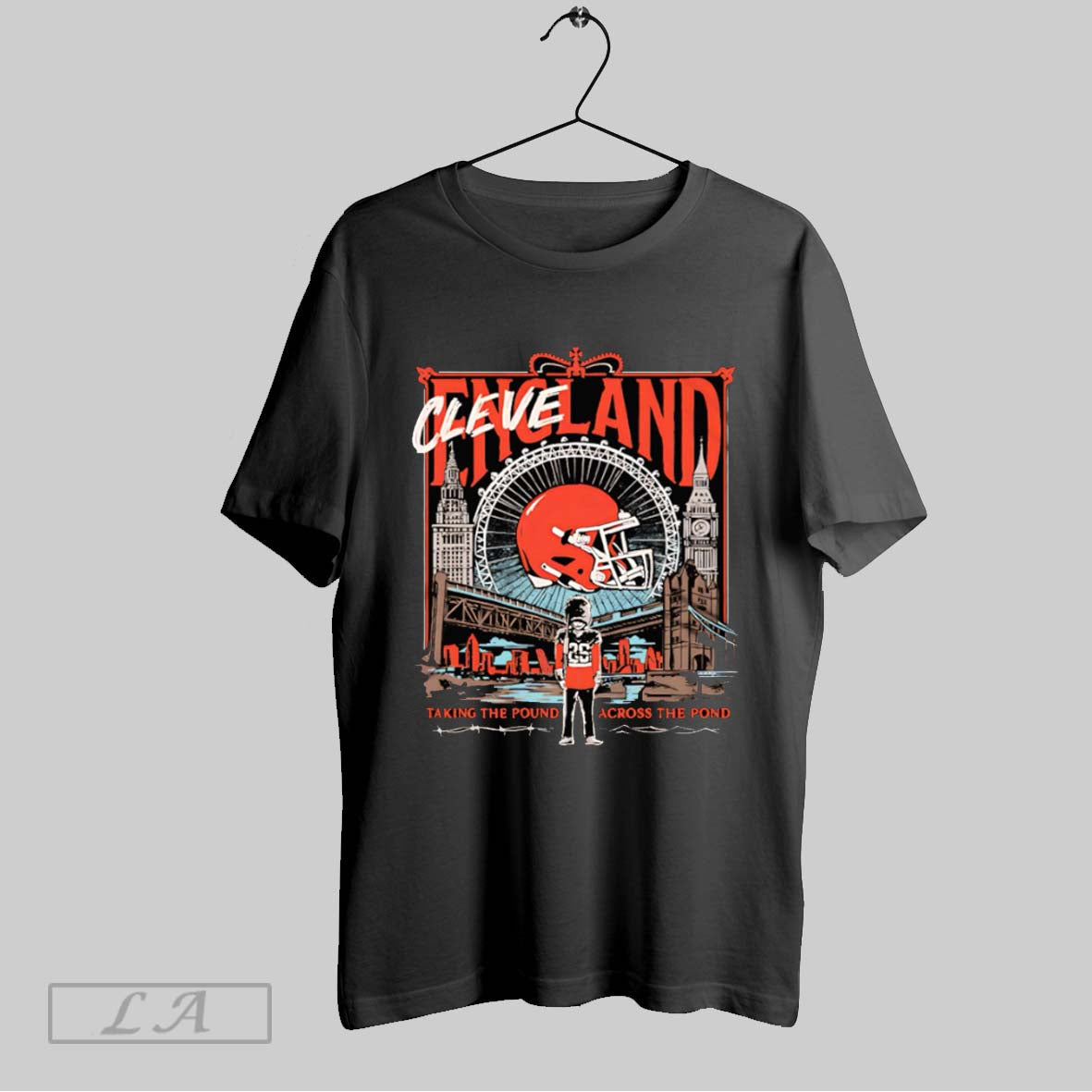 Original Cleveland Pound Across The Pond Unisex T-shirt, Sweatshirt, Hoodie, Long Sleeve Tee - T-Shirt, Sweatshirt, Hoodie