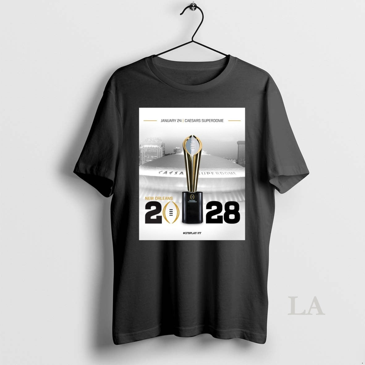 Original College Football Playoff January 24 Caesars Superdome New Orleans 2028 Unisex T-shirt, Sweatshirt, Hoodie, Long Sleeve Tee - T-Shirt, Sweatshirt, Hoodie