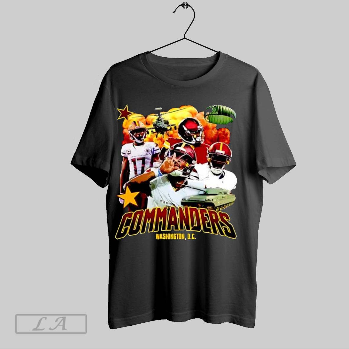Original Commanders Washington D C Military Tank Football Players Unisex T-shirt, Sweatshirt, Hoodie, Long Sleeve Tee - T-Shirt, Sweatshirt, Hoodie
