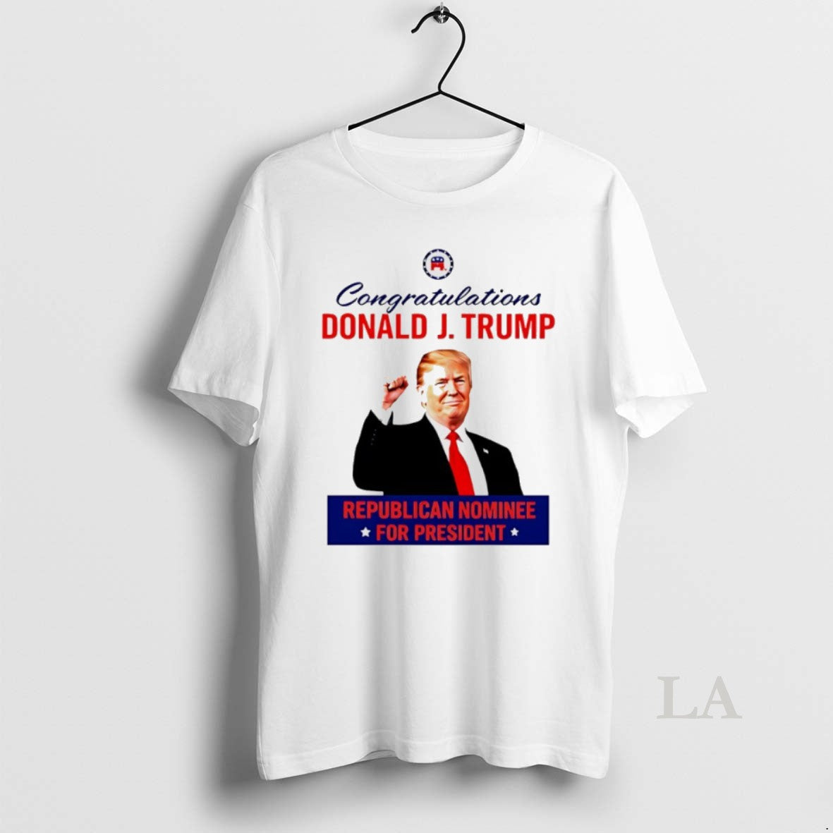 Original Congratulations Donald J Trump Republican Nominee For President Unisex T-shirt, Sweatshirt, Hoodie, Long Sleeve Tee - T-Shirt, Sweatshirt, Hoodie