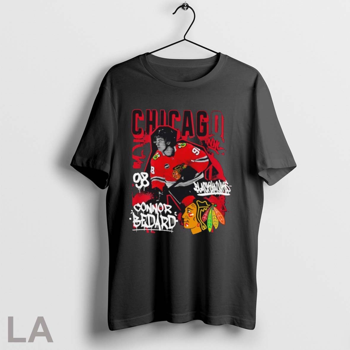 Original Connor Bedard Chicago Blackhawks Nhl Photo Graphic Unisex T-shirt, Sweatshirt, Hoodie, Long Sleeve Tee - T-Shirt, Sweatshirt, Hoodie