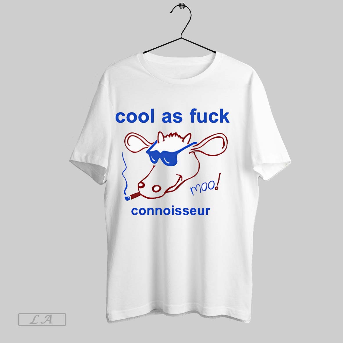 Original Cool As Fuck Connoisseurs Smoking White Poster Unisex T-shirt, Sweatshirt, Hoodie, Long Sleeve Tee - T-Shirt, Sweatshirt, Hoodie