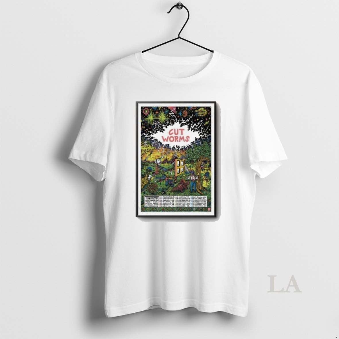Original Cut Worms Transmitter North American 2026 Shows Unisex T-shirt, Sweatshirt, Hoodie, Long Sleeve Tee - T-Shirt, Sweatshirt, Hoodie