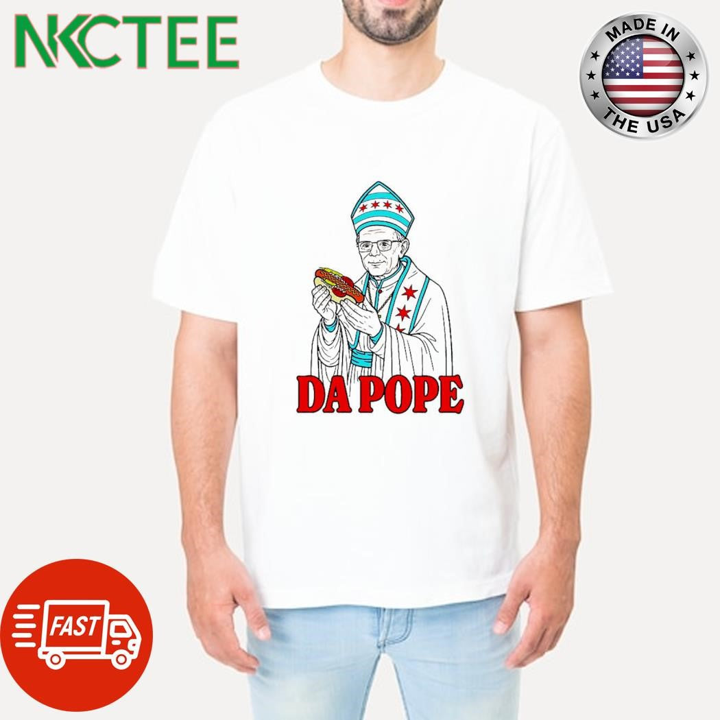 Original Da Pope hot dog shirt Unisex T-shirt, Sweatshirt, Hoodie, Long Sleeve Tee - T-Shirt, Sweatshirt, Hoodie