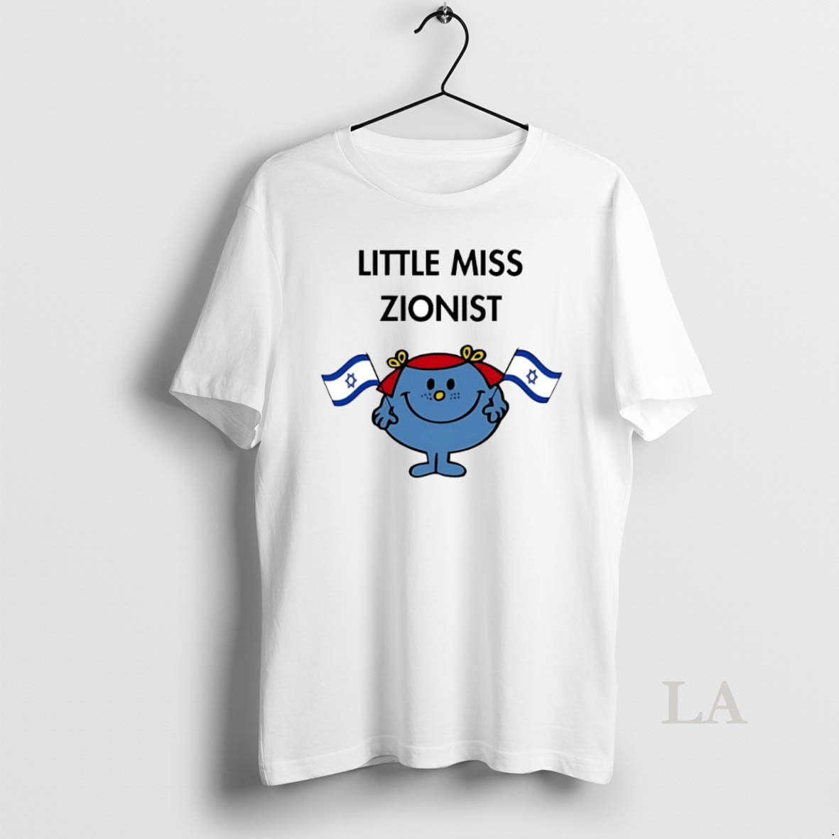 Original Dahlia Kurtz Little Miss Zionist Israel Flag Circle - T-Shirt, Sweatshirt, Hoodie