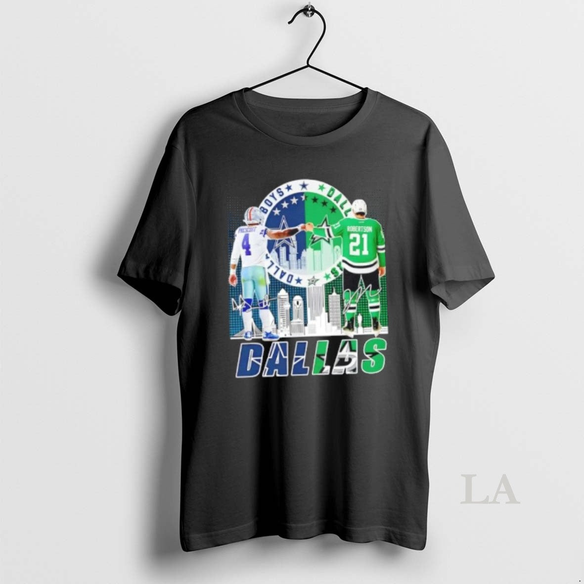 Original Dallas City Sports Prescott Cowboys X Robertson Stars Skyline - T-Shirt, Sweatshirt, Hoodie