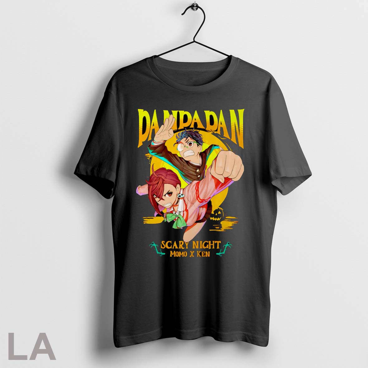 Original Dandadan Momo Ayase X Ken Takakura Scary Night Unisex T-shirt, Sweatshirt, Hoodie, Long Sleeve Tee - T-Shirt, Sweatshirt, Hoodie