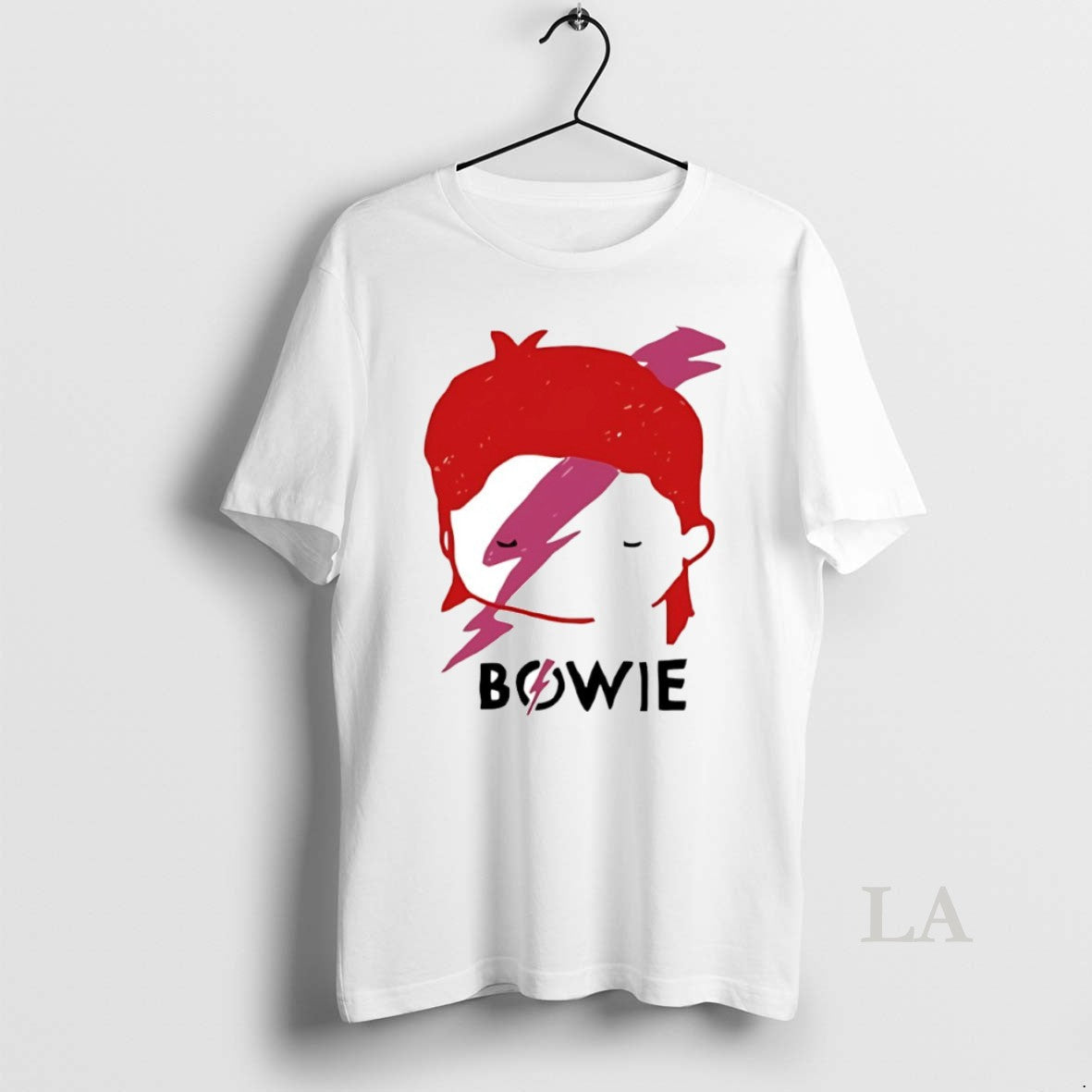 Original David Bowie Aladdin Sane Lightning Bolt Sketch Circle - T-Shirt, Sweatshirt, Hoodie