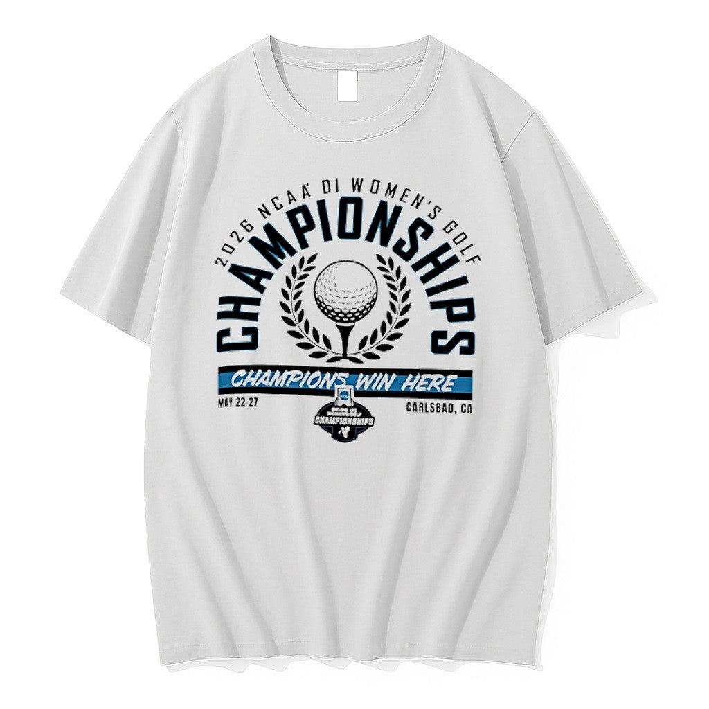 Original Division I Womens Golf Championship Ncaa - Adult & Kids T-Shirts, Sweatshirts & Hoodies apparel design preview 1