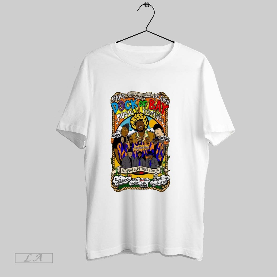 Original Dock Of Bay Music Festival 2025 Mare Island Unisex T-shirt, Sweatshirt, Hoodie, Long Sleeve Tee - T-Shirt, Sweatshirt, Hoodie