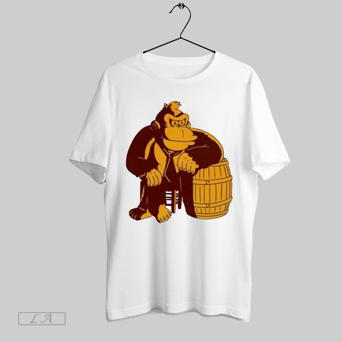 Original Donkey Kong Gorilla Sitting On A Barrel Video Game Unisex T-shirt, Sweatshirt, Hoodie, Long Sleeve Tee - T-Shirt, Sweatshirt, Hoodie