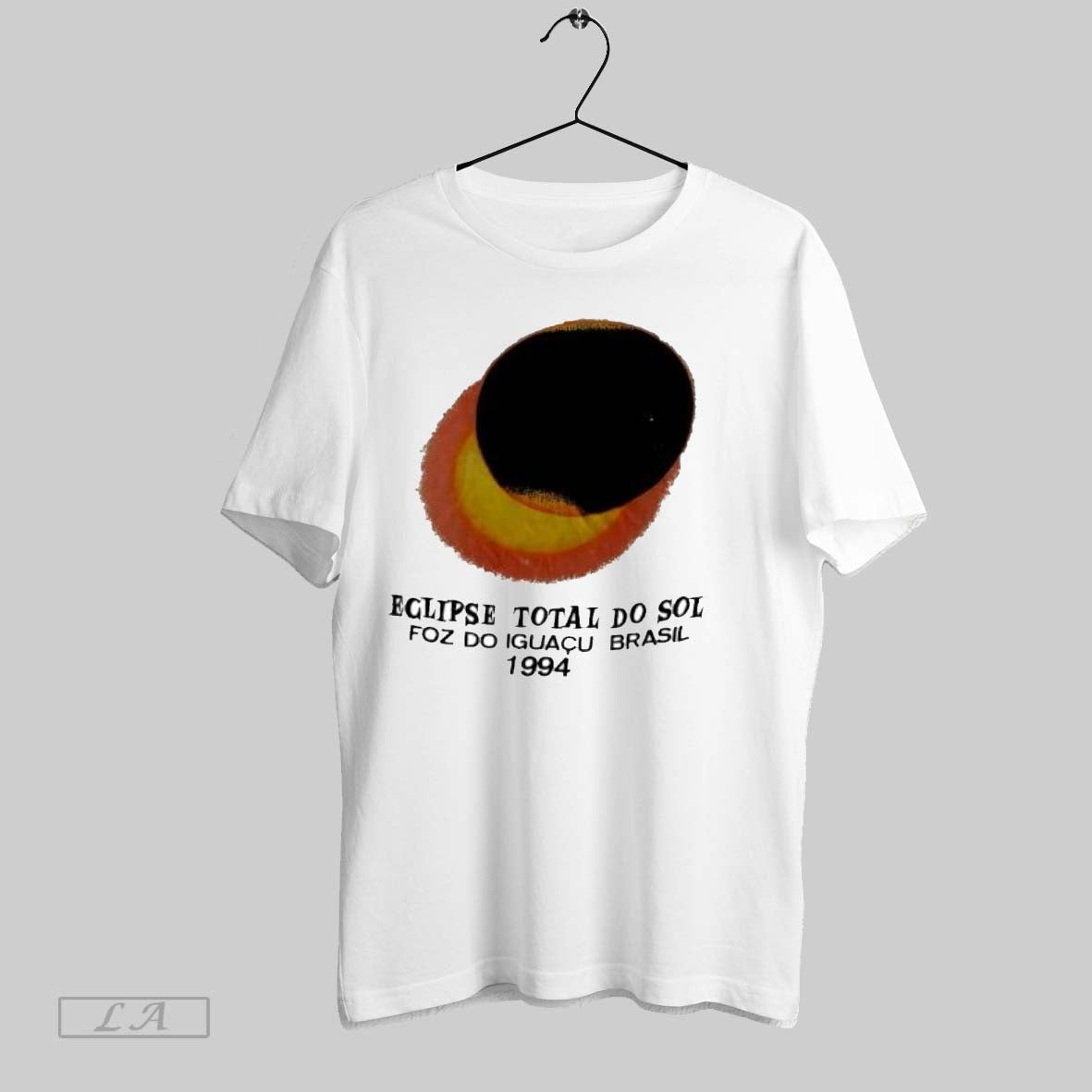 Original Eclipse Total Do Sol Foz Do Iguacu Brasil 1994 Unisex T-shirt, Sweatshirt, Hoodie, Long Sleeve Tee - T-Shirt, Sweatshirt, Hoodie