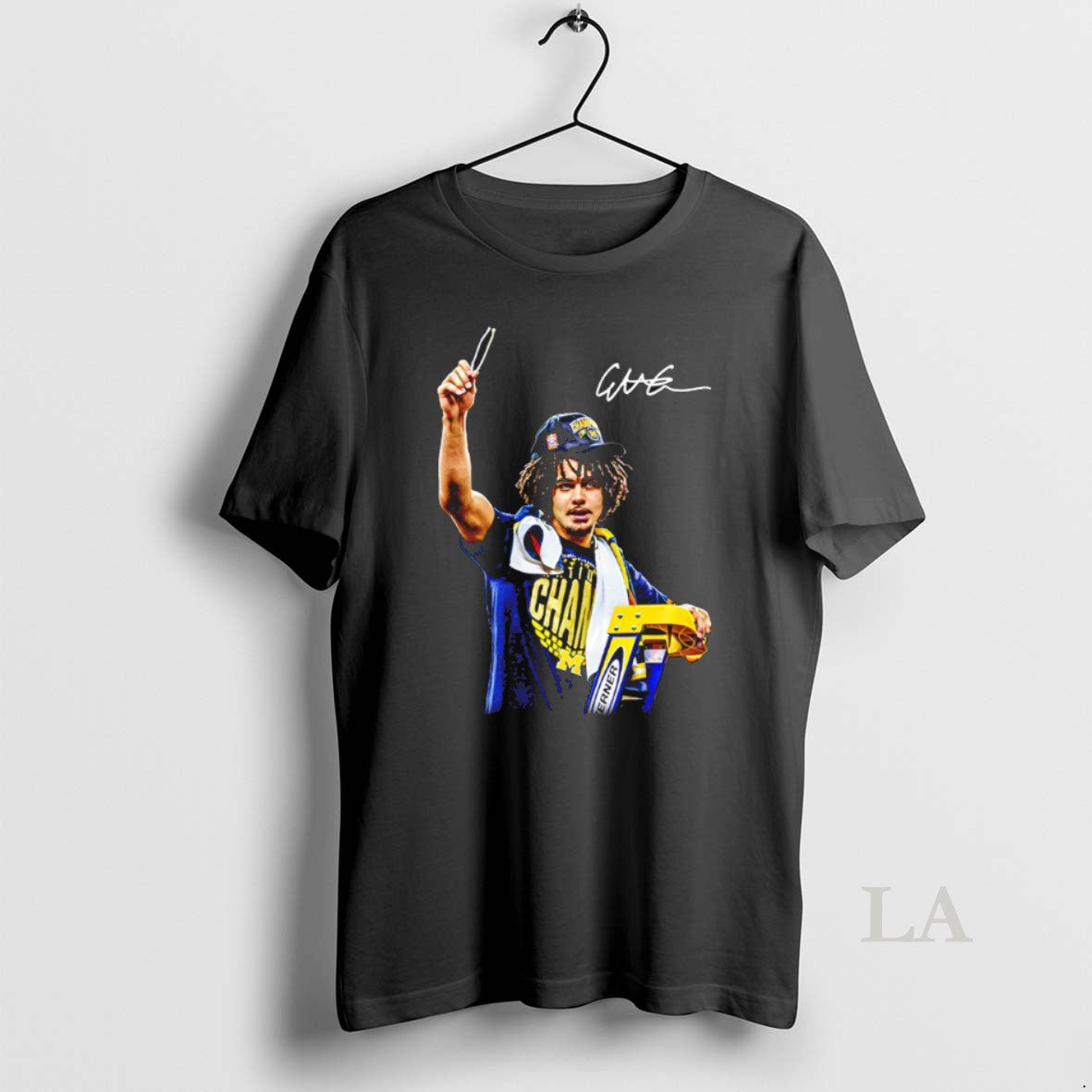 Original Elliot Cadeau Michigan Wolverines Natty Champ Basketball Ncaa Signature Unisex T-shirt, Sweatshirt, Hoodie, Long Sleeve Tee - T-Shirt, Sweatshirt, Hoodie
