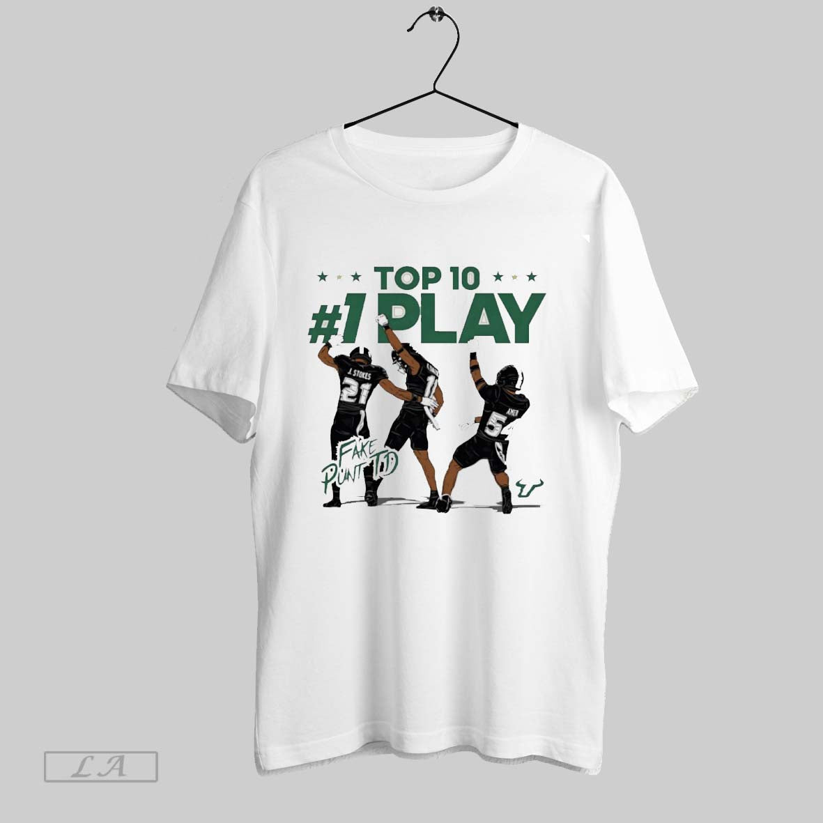 Original Fake Punt Td Top 10 1 Play South Florida Bulls Football Unisex T-shirt, Sweatshirt, Hoodie, Long Sleeve Tee - T-Shirt, Sweatshirt, Hoodie