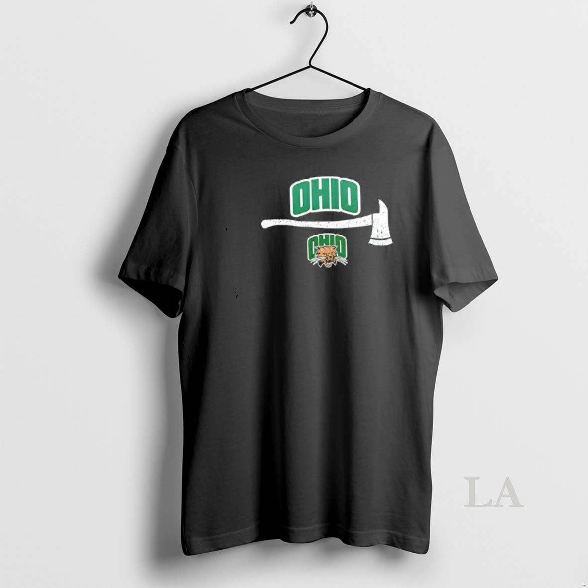 Original Firefighter Fire Dept Always Ready Ohio Bobcats 2 Sided - T-Shirt, Sweatshirt, Hoodie