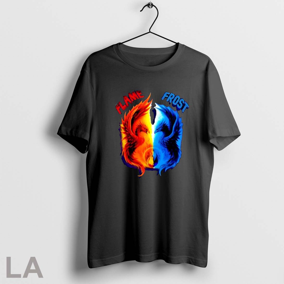 Original Flame And Frost Yin Yang Phoenix Dragon Unisex T-shirt, Sweatshirt, Hoodie, Long Sleeve Tee - T-Shirt, Sweatshirt, Hoodie