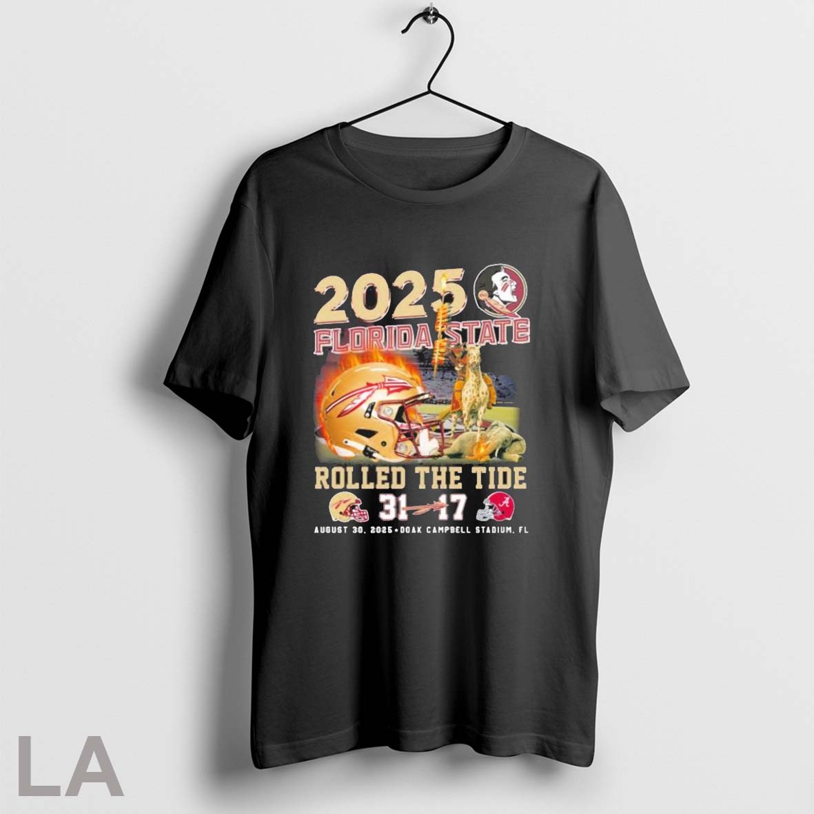Original Florida State Seminoles 2025 Rolled The Tide 31 17 Alabama Unisex T-shirt, Sweatshirt, Hoodie, Long Sleeve Tee - T-Shirt, Sweatshirt, Hoodie