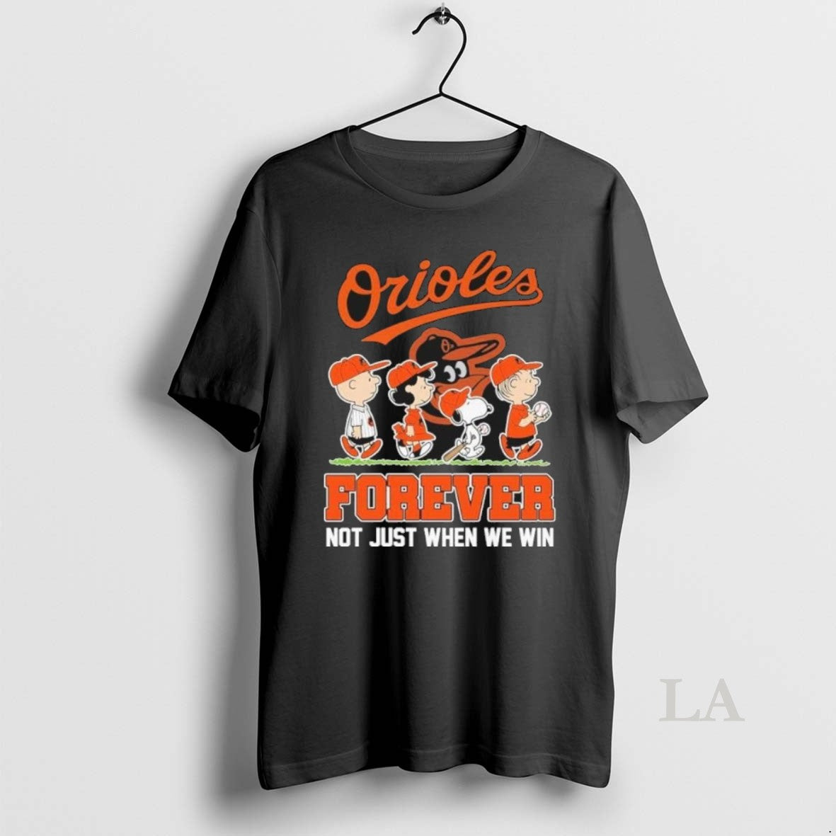 Original Forever The Peanuts Characters X Baltimore Orioles Baseball Unisex T-shirt, Sweatshirt, Hoodie, Long Sleeve Tee - T-Shirt, Sweatshirt, Hoodie