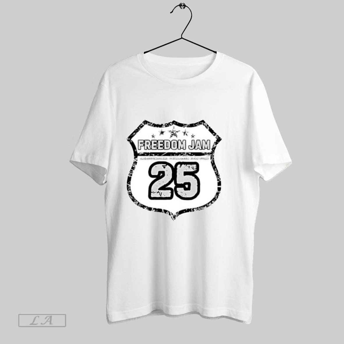 Original Freedom Jam 25 Distressed Shield Unisex T-shirt, Sweatshirt, Hoodie, Long Sleeve Tee - T-Shirt, Sweatshirt, Hoodie