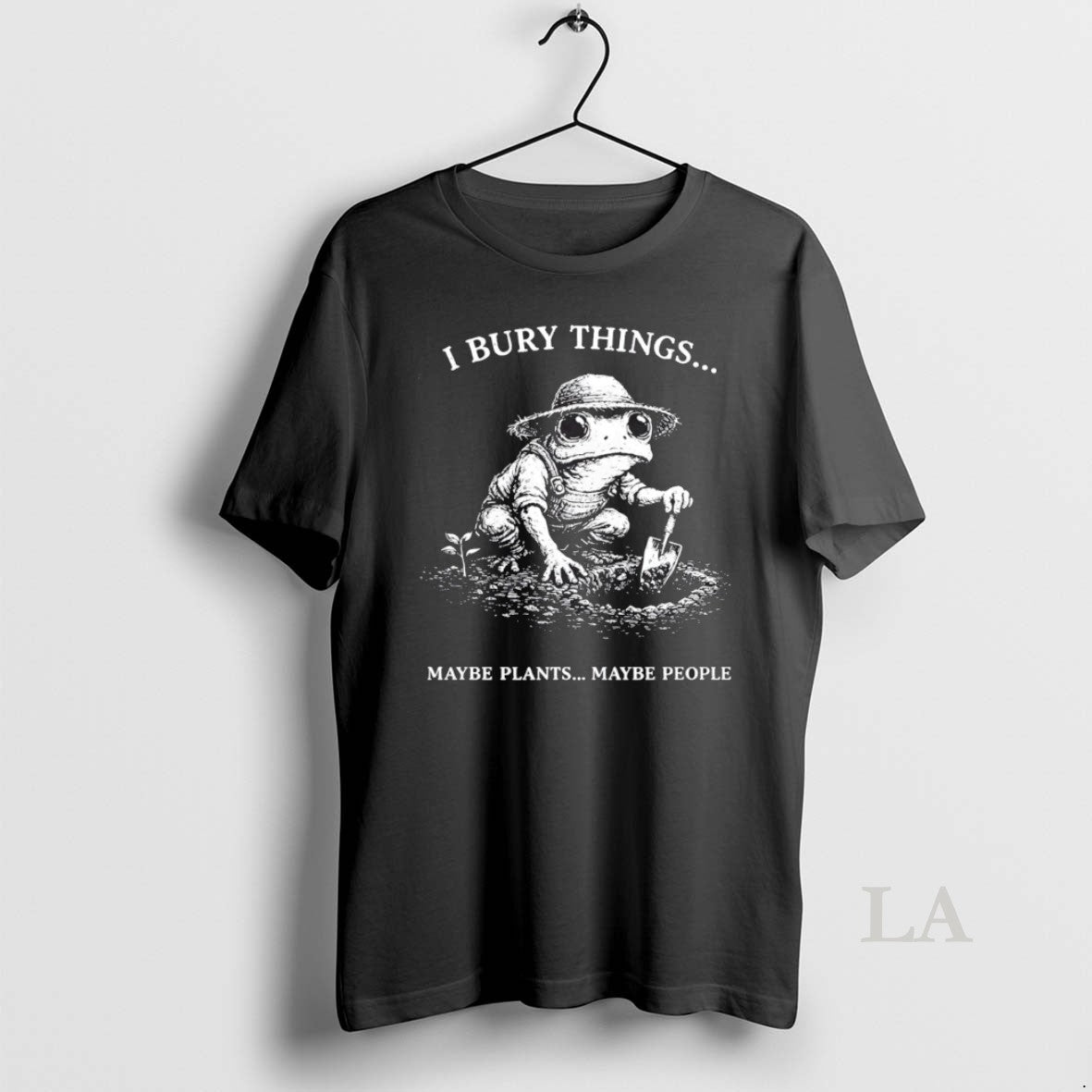 Original Frog Farmer I Bury Things Maybe Plants Maybe People Vintage Unisex T-shirt, Sweatshirt, Hoodie, Long Sleeve Tee - T-Shirt, Sweatshirt, Hoodie
